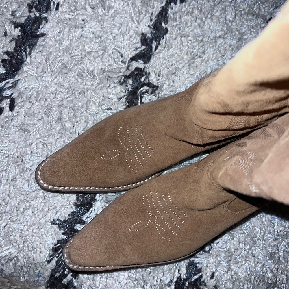 Dingo Tan Over the Knee Boots - Picture 3 of 7